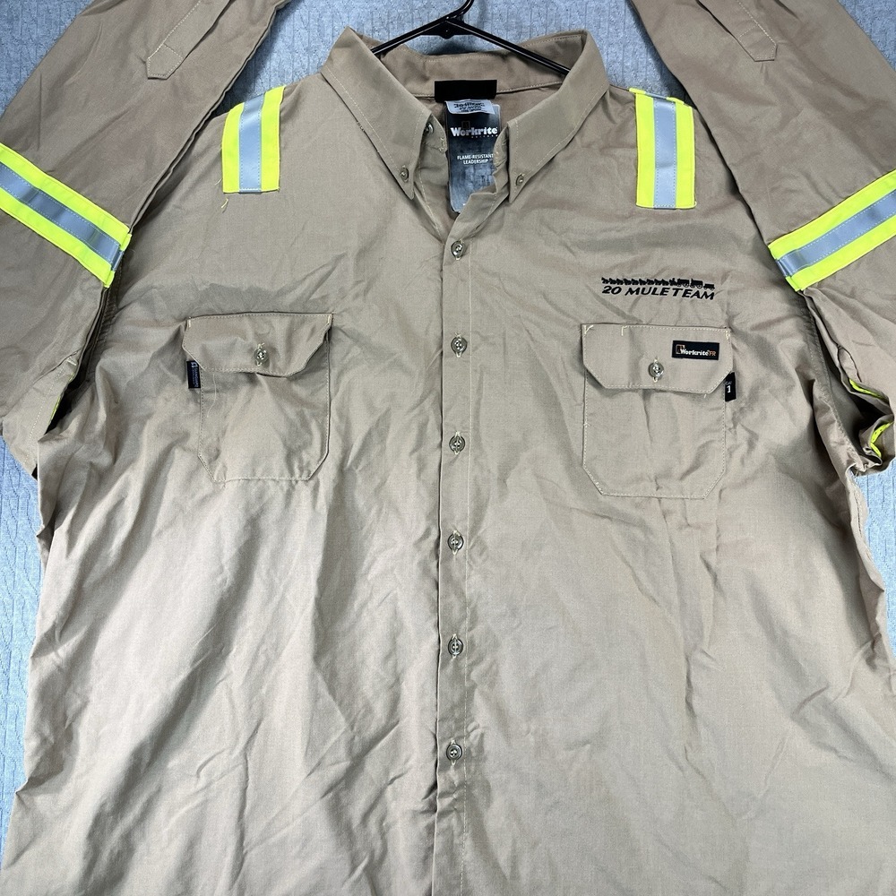 Workrite Flame Resistant Men/women (4XL) 2112 CAT 1 Glenguard‎ safety jacket